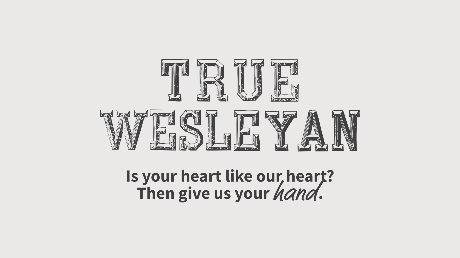 True Wesleyan Card & Pin