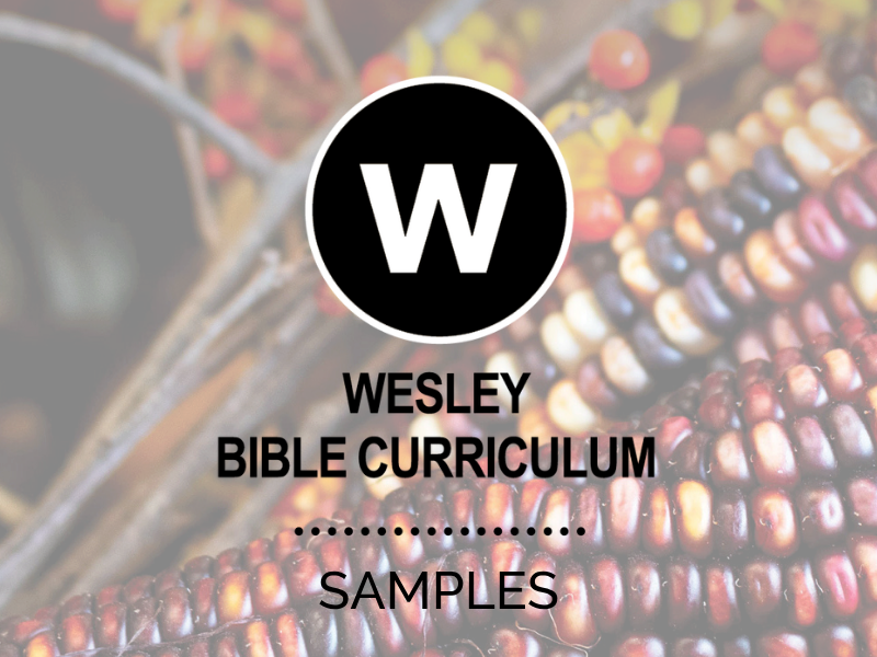 Wesley Bible Curriculum Samples