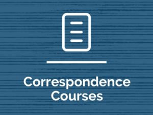 Correspondence Courses